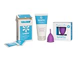 Lunette Menstrual Cup - Starter Kit - Violet Model 2 & Wash & Wipe