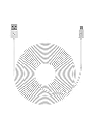 ?Cable de alimentación USB para Nest Cam, de 20 pies, Blanco