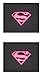 Supergirl DC Comics Shield Logo Car Truck SUV Front & Rear Seat Rubber Floor Mats - 4PC