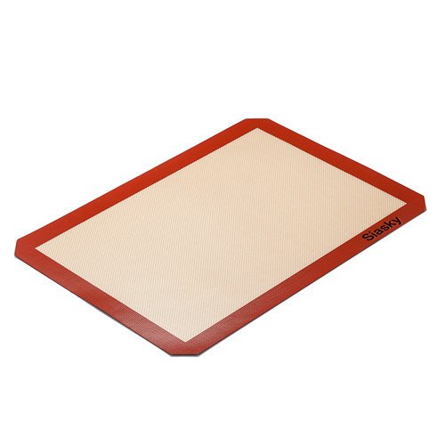 2Pcs Premium 16â€ X 12â€ Silicone Non Stick Baking Mats, Siasky Non Toxic Heat Resistant and FDA Approved Baking Sheets, Non Stick Silicon Liner for Bake Pans & Pastry Rolling