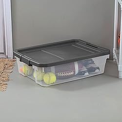 Sterilite Box Stacker Modular Clear 40QT 14743V06