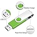 FEBNISCTE 8GB USB 3.0 Flash Drive Bulk 10 Pack Thumb Drives - Foldable 8 GB USB3.0 Memory Stick Data Storage Multipack Zip Drives - Portable Jump Drive Gift Multi-Coloured Pen Drive with 10pcs Rope