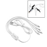 4 in 1 USB Cable Android Charger for LED Propellers for DJI Mavic pro/Air/Spark/Phantom 3/Phantom 4
