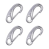 SHONAN 2.75 Inch Marine Carabiner Clips, 4 Pack