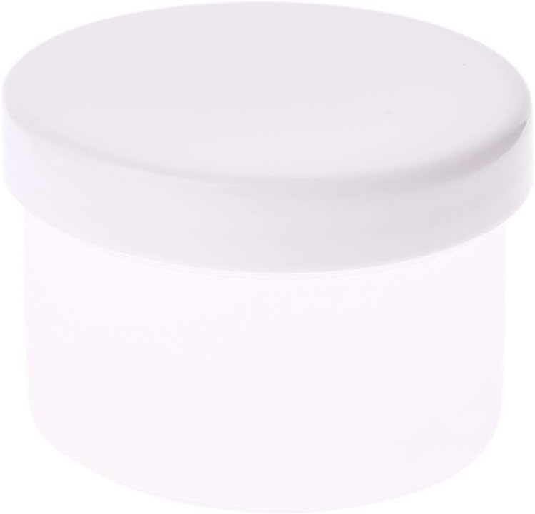 oukerst 150ml Empty Container With Screw Lid Tranparent Organizer For Slime Light Clay Makeup Jar Cosmetic Pot Cream Bottle Nail Box