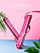 Kealive Flat Iron, Ceramic Hair Straightener, 180-450°F Adjustable Temperature, Make Hair Straight or Curly, Heats Up Fast, Worldwide Universal Voltage, Hot Pinkthumb 1