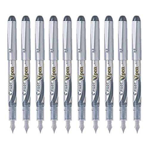Pilot V Pen (Varsity) Disposable Fountain Pen, Fine Point, Black Ink