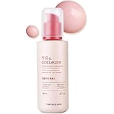 The Face Shop Pomegranate & Collagen Volume Lifting Serum - Helps Skin Look Firm & Supple - Reduces Fine Lines & Wrinkles - Improves Elasticity - Hydrating Lightweight Face Serum - Korean Skin Care
