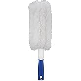 Unger Microfiber Wool Duster - Compatible with Poles, Machine Washable Duster, Dusters for Cleaning, Pet Hair &amp; Dust Cleaner, Cleaning Supplies, Great for TVs, Molding, Electronics &amp; Furniture