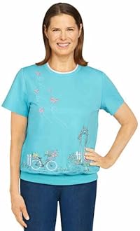 Alfred dunner banded bottom tops Clearance