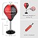 Cyrus Desktop Punching Bag Stress Buster Ball Stress Relief Toys with Pump for Office Home Kids Adults (Black/Red)