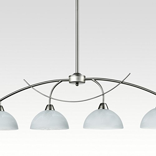 DAYCENT Contemporary Alabaster Frosted Glass Pendant Light Kitchen