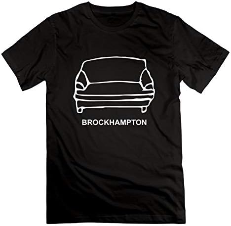 Brockham-pton Very Fashionable Men's Short-sleeved T-shirts Black