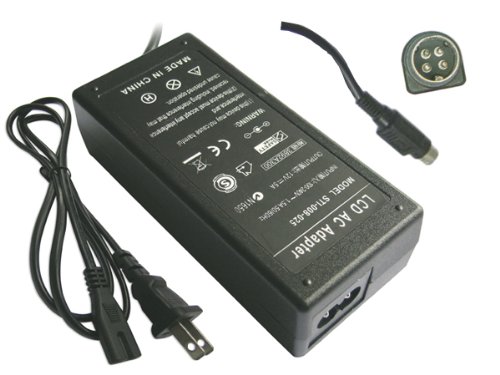 ac adapter and power cord for Viewsonic VG Series/Viewsonic VA Series/HP/Compaq L1510,L1520,TFT5010,TFT5010i,L1720,L1750/HP Pavillion F50,F70/Gateway GTW-L17M103