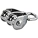 DasMarine 3 Pack M15 Double Pulley Block in 304 Stainless Steel Crane Swivel Hook Double Pulley Roller Loading (M15)