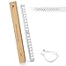 1byone Wireless Motion Sensor LED Light, Rechargeable Portable 36 LEDs Night Light Bar with Magnetic Strip Lighting for Closet, Cabinet, Bedroom, Washroom, Hallway, Wardrobe, Bookcase