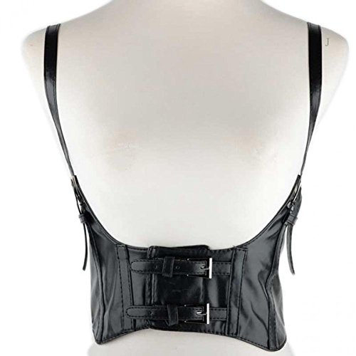 Womens Faux Leather Belt Elastic Costume Waist Cincher Belt Waistband
