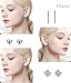 Sllaiss 6 Pairs 925 Sterling Silver Small Bar Stud Earrings Set