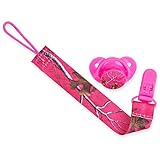 Orthodontic Pacifier and Lanyard Clip