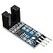 DAOKI 5 PCS Slot Type IR Optocoupler Speed Sensor Module LM393 for Arduino