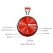 Bluedio T4S (Turbine) Active Noise Cancelling Over-ear Swiveling Wireless Bluetooth Headphones with Mic (Red)