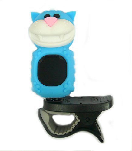 Swiff Blue Cat Cartoon Style Clip on Digital Chromatic Guitar Ukulele C/d Bass Violin Tuner