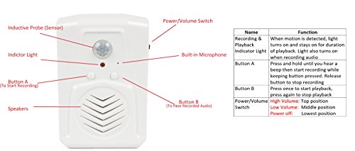 1 Motion+Activated+Player+Microphone+Recordable