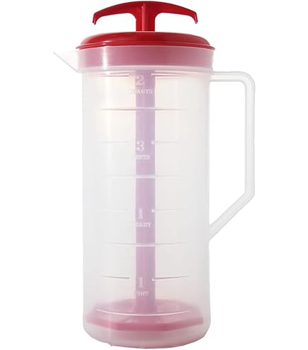 Amazon.com: 1 Pack Mixing Pitcher for Drinks 2 Quart/ 64oz