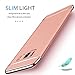 CROSYMX Galaxy S8 Plus Case, Thin and Slim Hard 3 in 1 Stylish Cover Matte Surface with Electroplate Frame Back Cover for Samsung Galaxy S8 Plus (6.2'')(2017) - Rose Gold