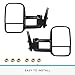 YITAMOTOR Towing Mirrors Compatible for Chevy GMC, Power Heated Manual Telescoping Folding Tow Mirrors, for 1999-2002 Chevy Silverado GMC Sierra 1500 2500 3500, 2000 Chevy Tahoe GMC Yukon