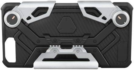 iPhone 7, iPhone 8 Case with Kickstand, POP iPhone Gaming Case with Foldable Joystick and Phone Holder ,Shock Proof Protective Case for iPhone 6 / 6s (Grey)