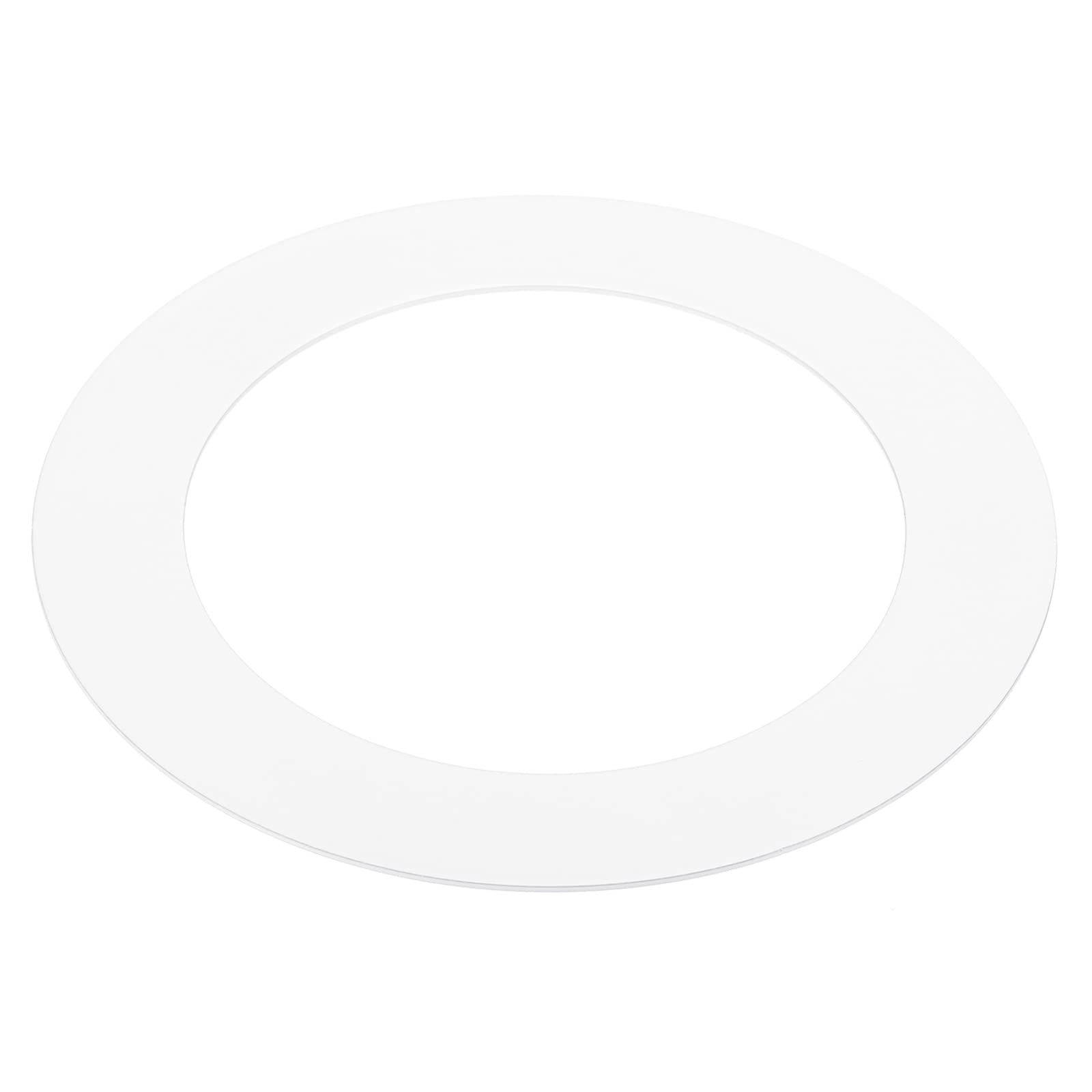 PATIKIL 2.8" ID 4" OD Light Trim Ring, White Goof Ring Matte Circular Light Cover Lighting Fixture for Ceiling Wall Recessed Can Downlights