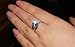 TenFit Jewelry Elegant 4ct Round Cushion Cut Solitaire Halo Simulated Diamond Wedding Engagement Ring