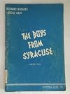 The Boy From Syracuse (Libretto) (revival)