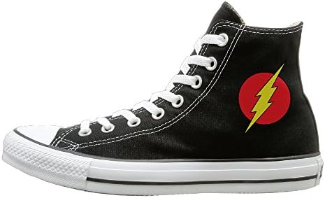 The Flash Logo Unisex High Top Canvas Shoes