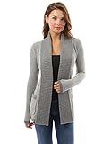 PattyBoutik Women's Open Front Marled Sweater Cardigan