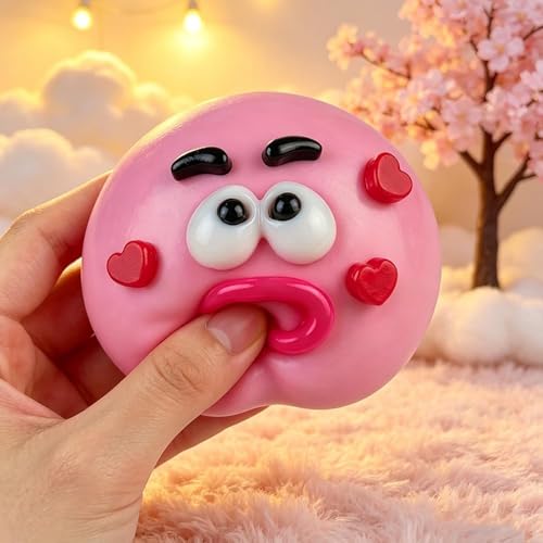 Smushers Squishies Slow Rising Stress Ball Non- Cute Slow Rise Relaxing Sensory Fidget for Ages 3+ Squeeze Sensory Ball Fun Desk Accessory for Adults (5pcs)