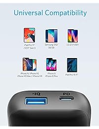 Anker PowerCore 10000 PD Redux, 10000mAh Portable Charger USB-C Power Delivery (18W) Power Bank for iPhone 11 11 Pro   11 Pro Max   8   X XS Samsung S10, Pixel 3 3XL, iPad Pro 2018, and More