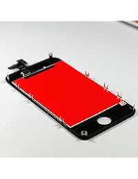 Para iPhone 4, color negro LCD, digitalizador de visualización táctil original y última intervensión 6 pieza herramientas, embaladas de forma segura (GSM at & T)