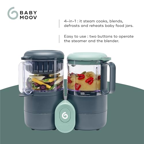 Babymoov Duo Meal Lite Food Maker 4 in 1 Food