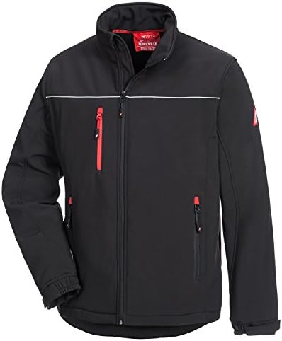 Nitras 7150 Mens Softshell Work Jacket | Waterproof Windproof and Double Layered | Windbreaker with Reflective Trimming