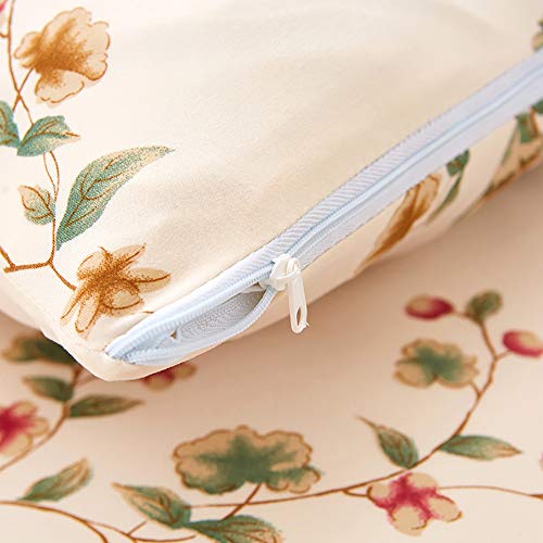 Jaoul All Cover Printing Elegant Floral High Stretch Sofa Slipcover Furniture Protector for 3 seat Cushion Couch with Two Pillow Cases, Flower Vine, Sofa-3 Seater