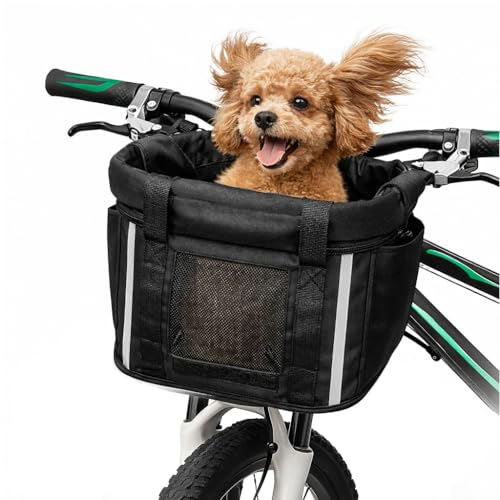 ANZOME Folding Pet Bike Basket