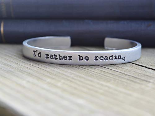 I'd Rather Be Reading Cuff Bracelet