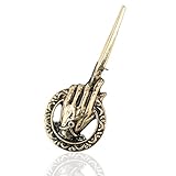 Tagoo Men's GOT Hand Of The King Brooch Pin - Antique Gold&Bronze by (Antique Bronze)