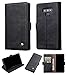 NUVAVO Galaxy Note 9 Wallet Case - Premium Leather Wallet Case with ID Card Holder Flip Magnetic Closure Cover for Samsung Galaxy Note 9 Phone Black