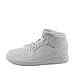 Nike Jordan Mens Air Jordan 1 Mid White/Black/White Basketball Shoe 10 Men US