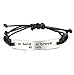 LOYALLOOK Be Bold Be Brave Be You Inspirational Bracelet Handmade Wristbands for Boys Girls Graduation Gift