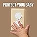 40 Pack Outlet Plugs Covers [Protect Your Child] Child Proof - Best Safety Electrical Power Socket Plug Wall Cover Protector - Plastic Baby Proofing Caps [Perfect FIT] White (40 Pack)
