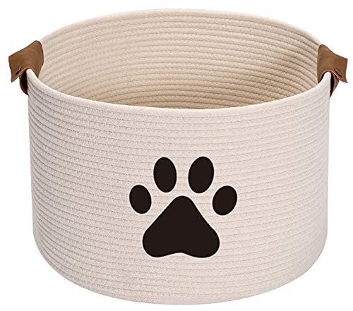 Morezi Cotton Rope Dog Toy Basket